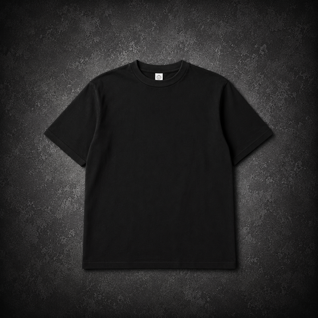 Polera Negra Classic Fit