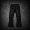 Flared Denim Black